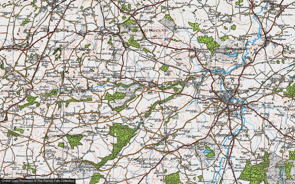 Old Map of Little Green, 1919 in 1919