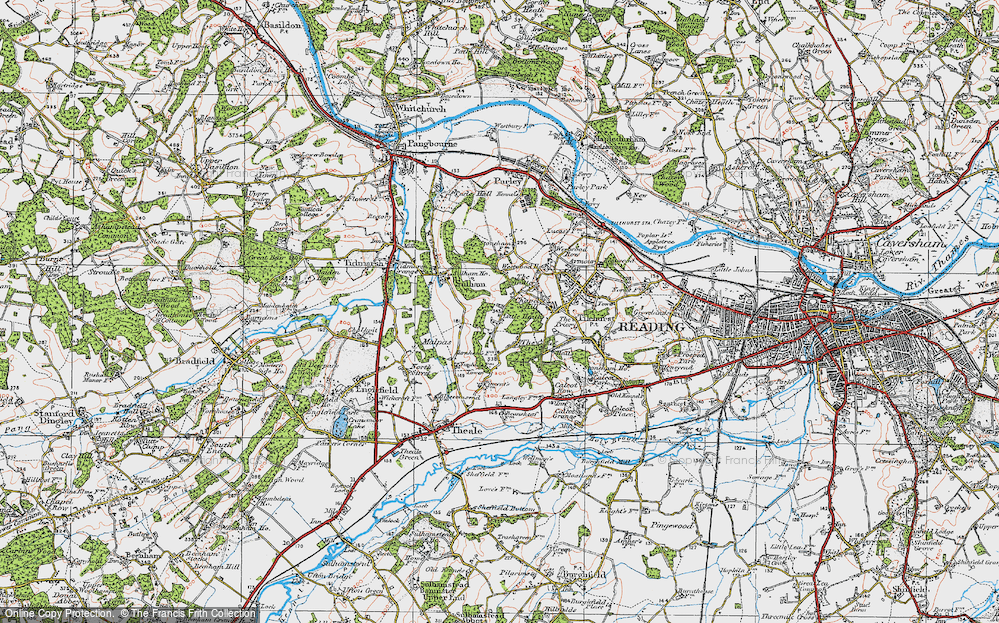 Old Map of Little Heath, 1919 in 1919
