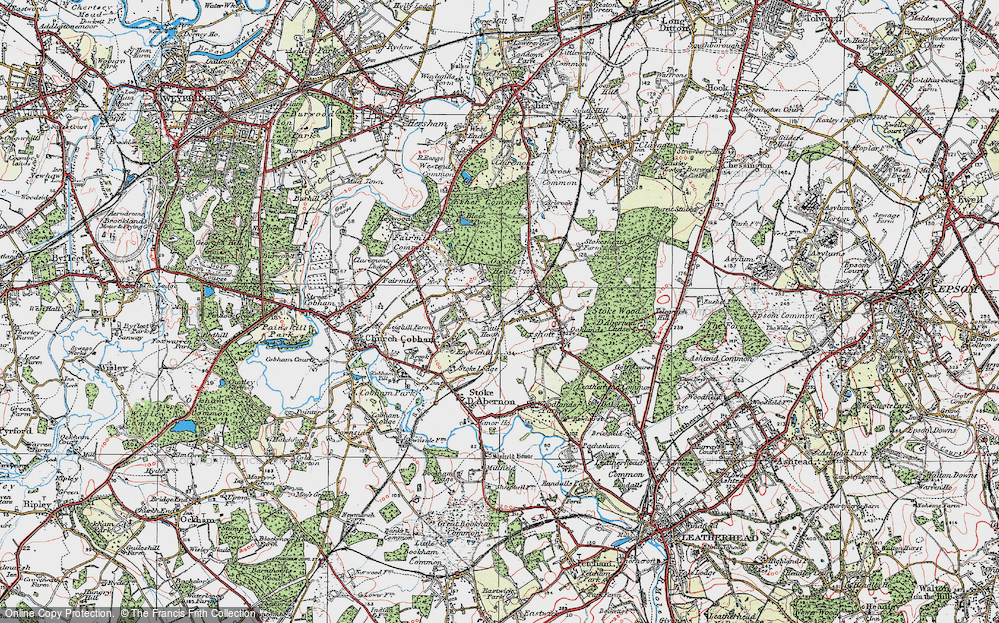 Old Map of Little Heath, 1920 in 1920