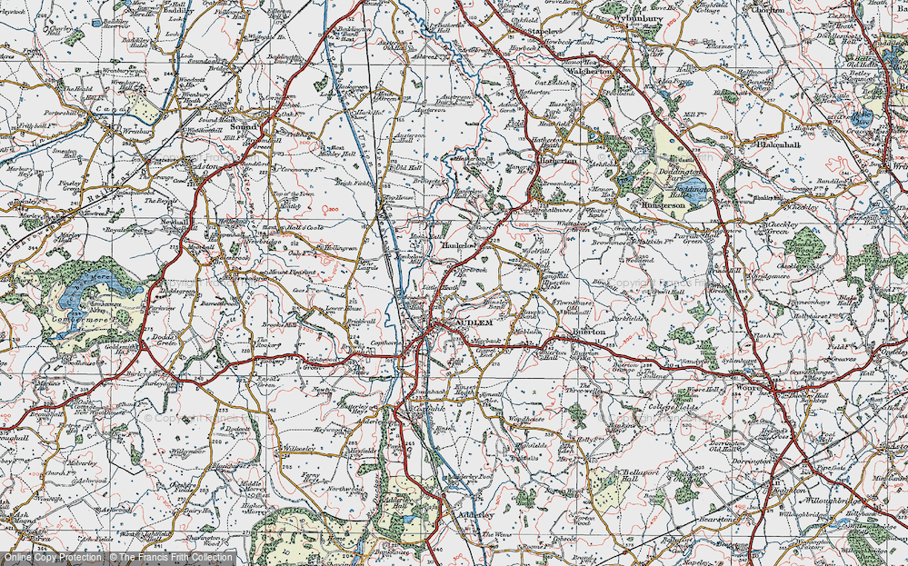 Old Map of Little Heath, 1921 in 1921