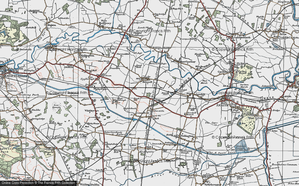 Old Map of Little Heck, 1924 in 1924