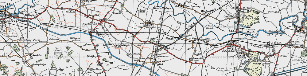 Old map of Little Heck in 1924