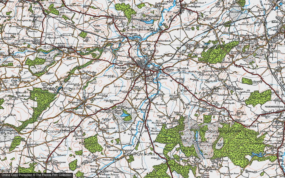 Old Map of Little Keyford, 1919 in 1919