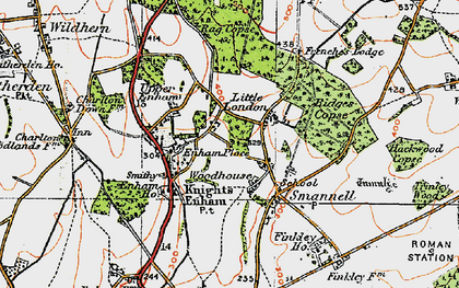 Old map of Little London in 1919