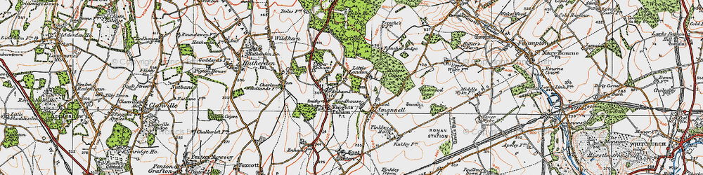 Old map of Little London in 1919