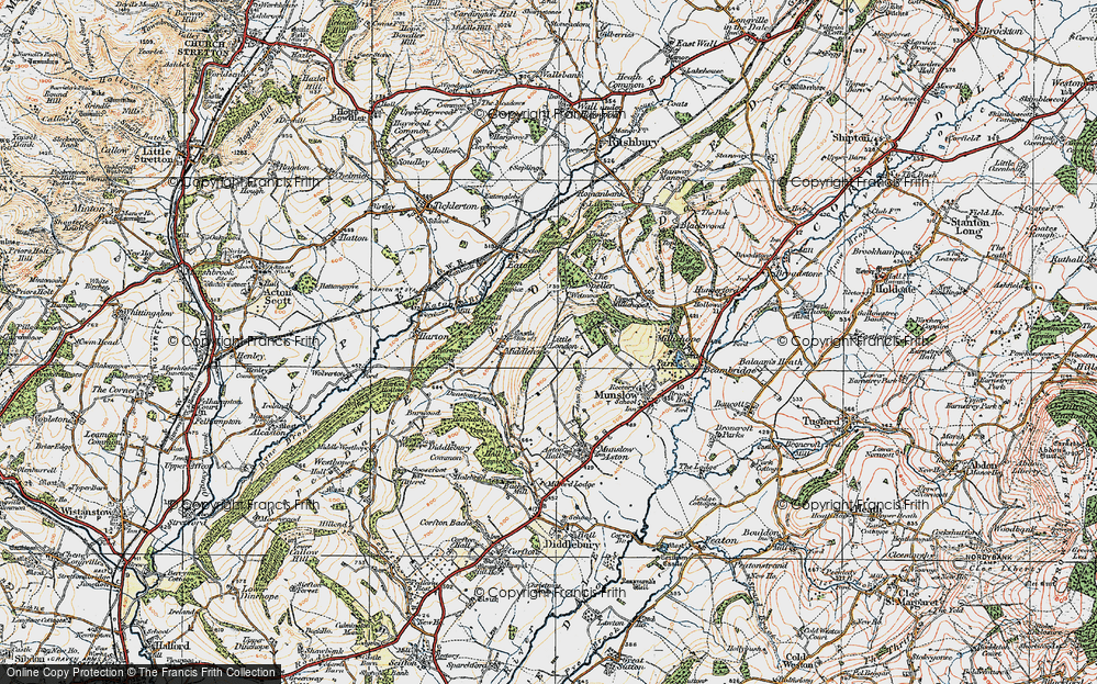 Old Map of Little London, 1920 in 1920
