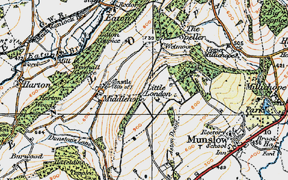 Old map of Little London in 1920