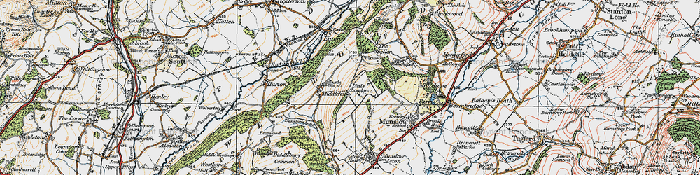 Old map of Little London in 1920