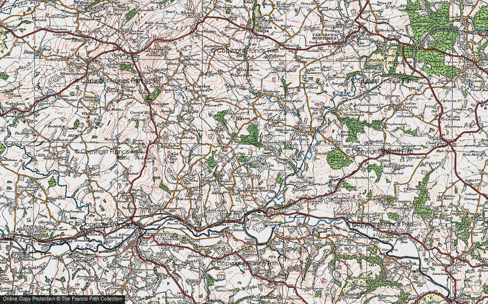 Old Map of Little London, 1920 in 1920