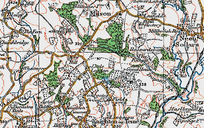 Old map of Little London in 1920