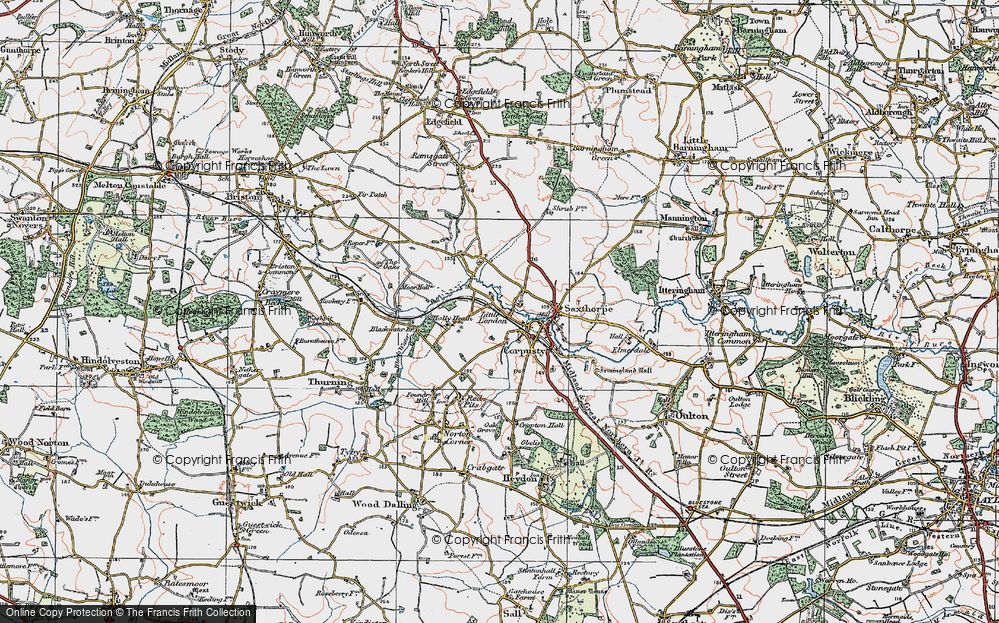 Old Map of Little London, 1921 in 1921