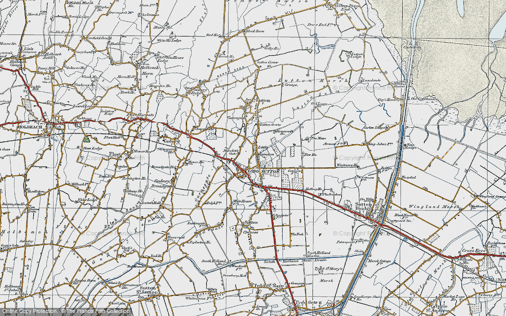 Old Map of Little London, 1922 in 1922