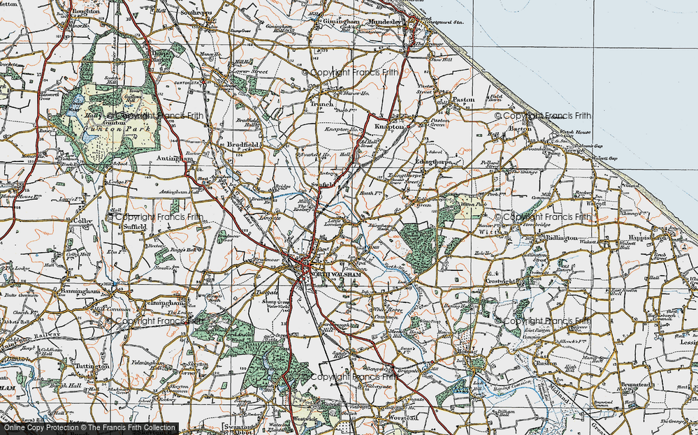 Old Map of Little London, 1922 in 1922