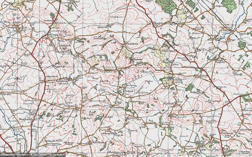 Old Map of Little London, 1923 in 1923