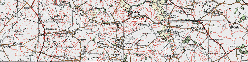 Old map of Little London in 1923