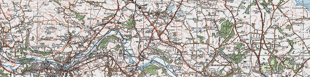 Old map of Little London in 1925