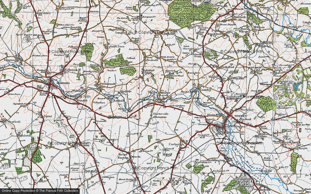 Old Map of Little Minster, 1919 in 1919
