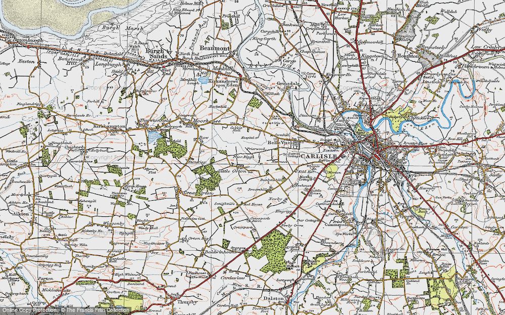 Old Map of Little Orton, 1925 in 1925