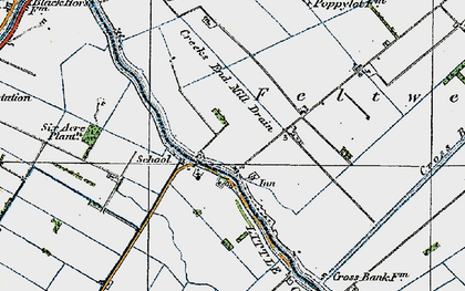 Old map of Little Ouse in 1920