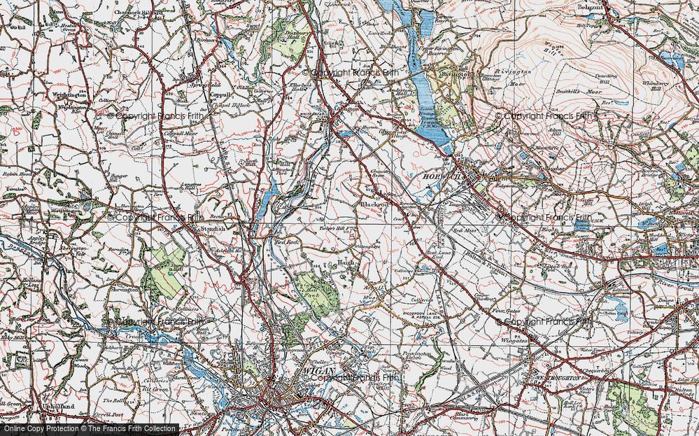 Old Map of Little Scotland, 1924 in 1924