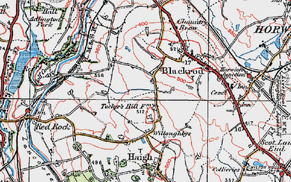 Old map of Little Scotland in 1924