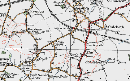 Old map of Little Town in 1924