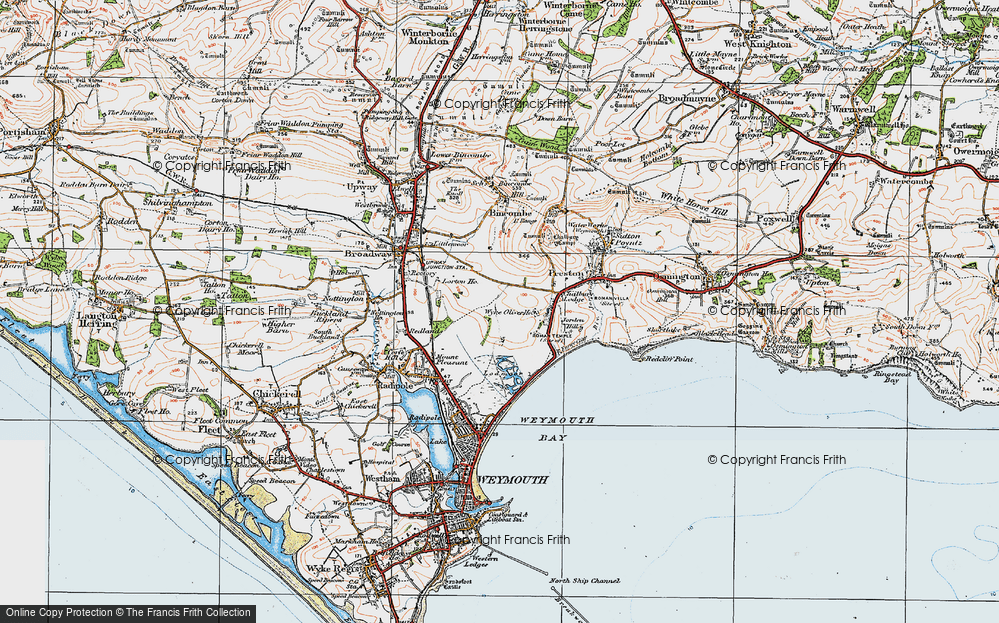 Old Map of Littlemoor, 1919 in 1919