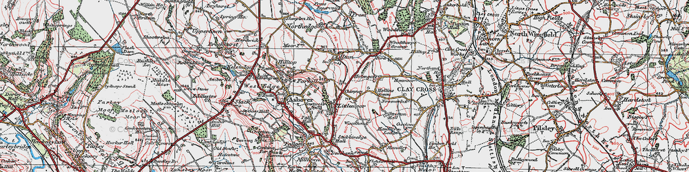 Old map of Littlemoor in 1923