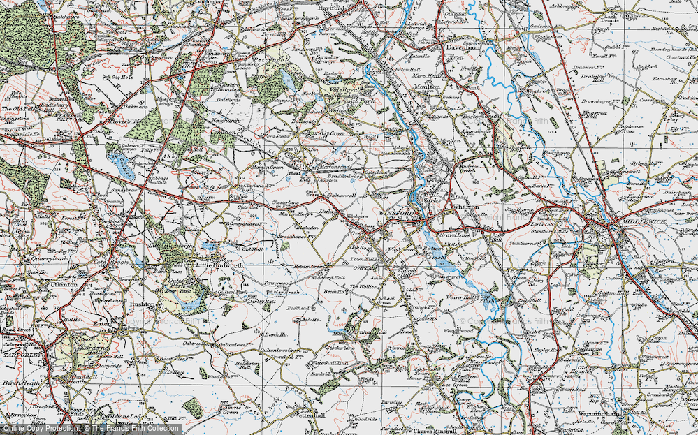 Old Map of Littler, 1923 in 1923