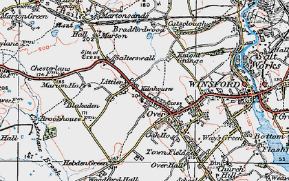 Old map of Littler in 1923