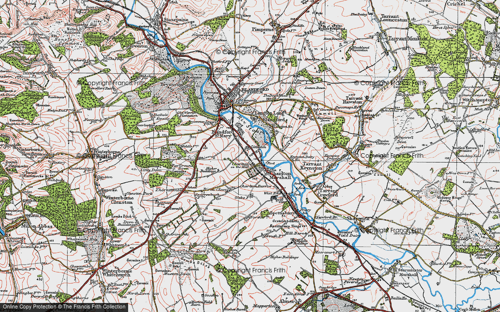 Old Map of Littleton, 1919 in 1919