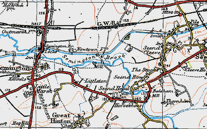 Old map of Littleton in 1919