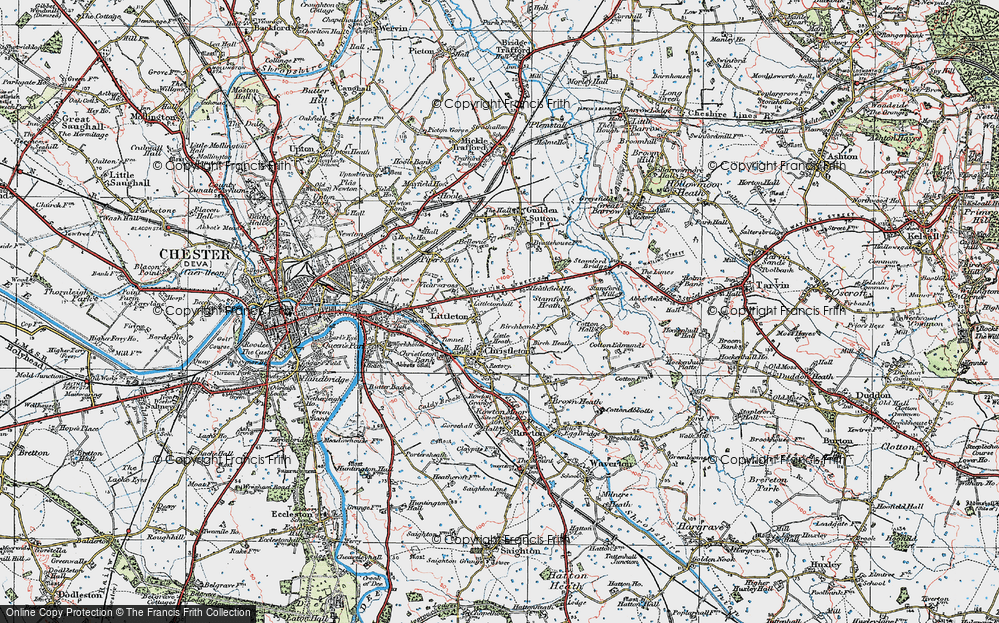 Old Map of Littleton, 1924 in 1924