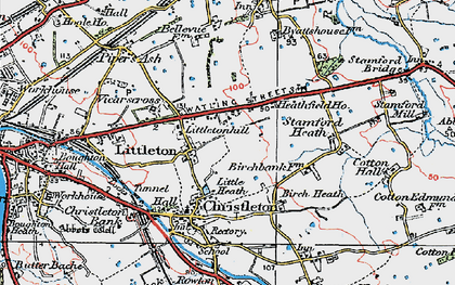 Old map of Littleton in 1924