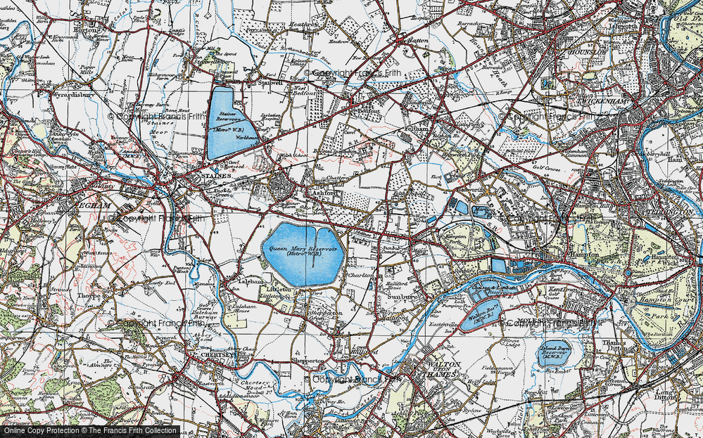 Old Map of Littleton Common, 1920 in 1920