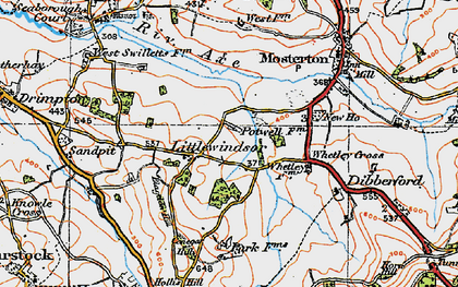 Old map of Littlewindsor in 1919