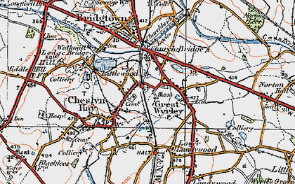 Old map of Littlewood in 1921