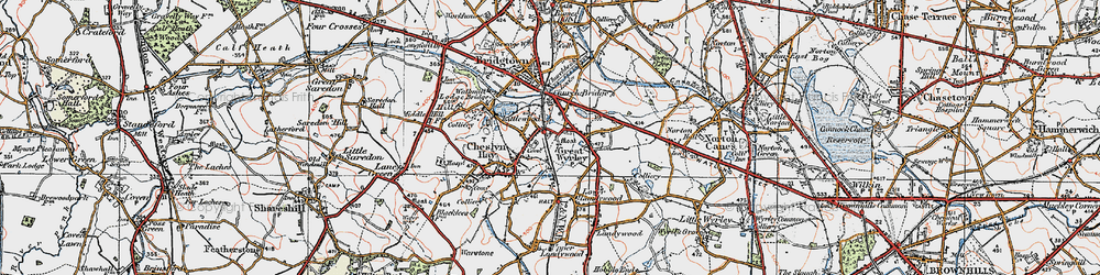 Old map of Littlewood in 1921
