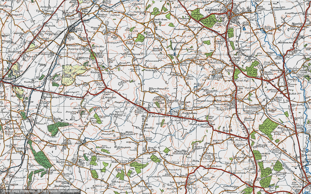 Old Map of Littleworth, 1919 in 1919