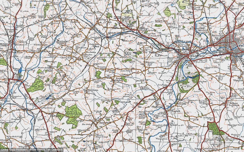 Old Map of Littleworth, 1919 in 1919