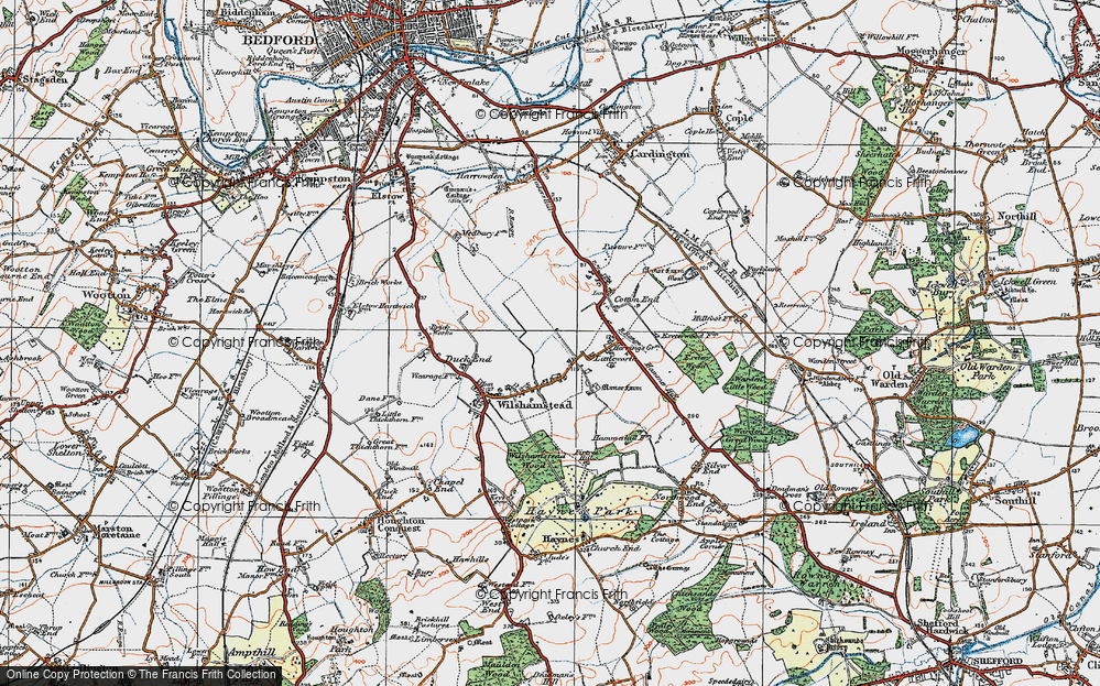 Old Map of Littleworth, 1919 in 1919