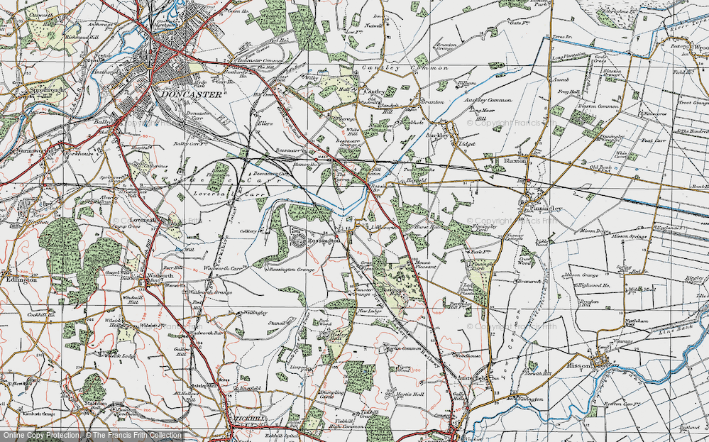 Old Map of Littleworth, 1923 in 1923