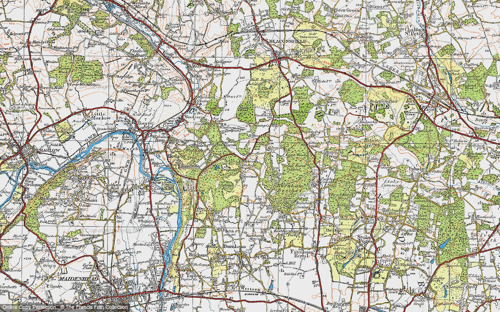Old Maps Of Burnham Beeches Buckinghamshire Francis Frith