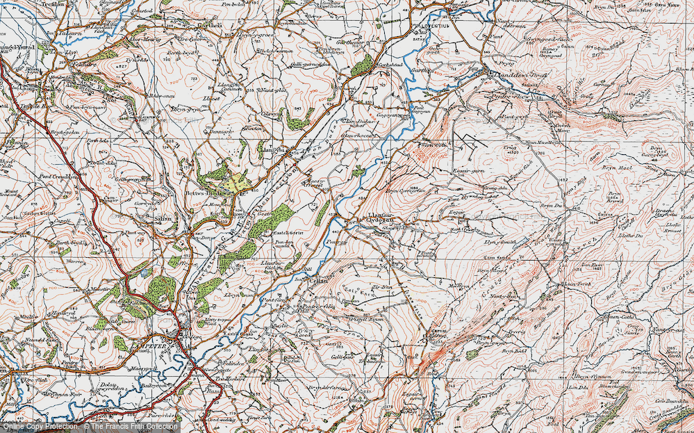 Llanfair Clydogau, 1923