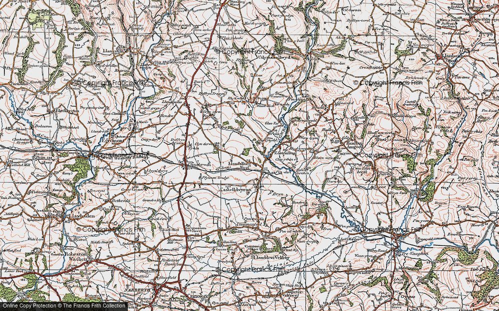 Llanfallteg West, 1922