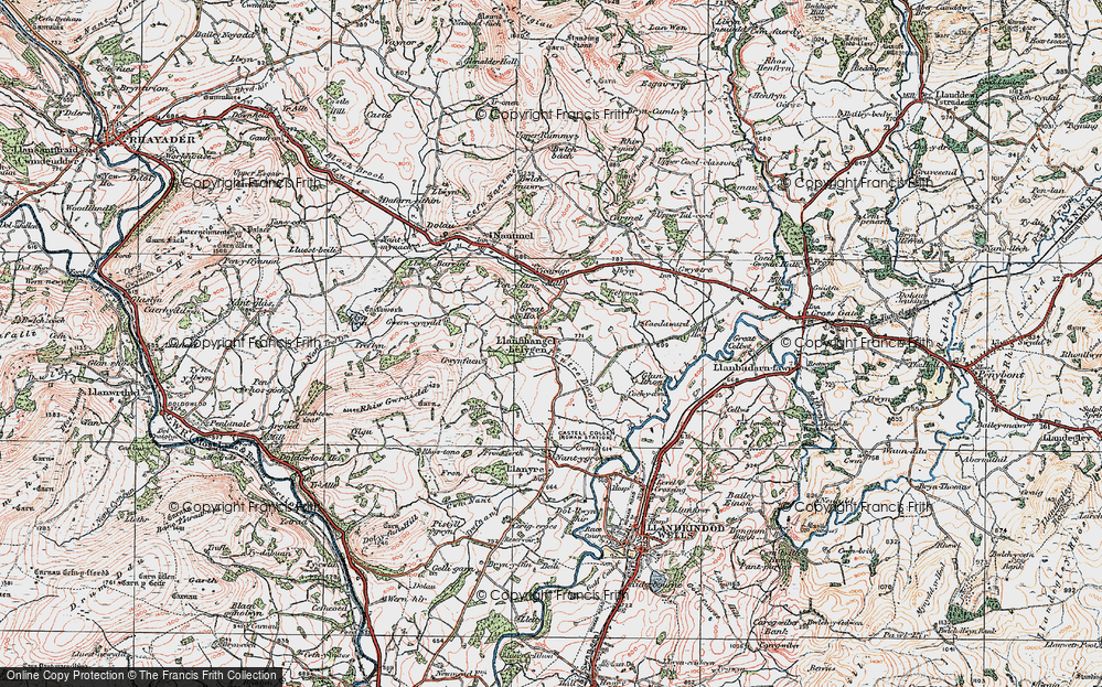 Llanfihangel-helygen, 1923