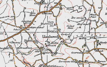 Old map of Kingheriot in 1922