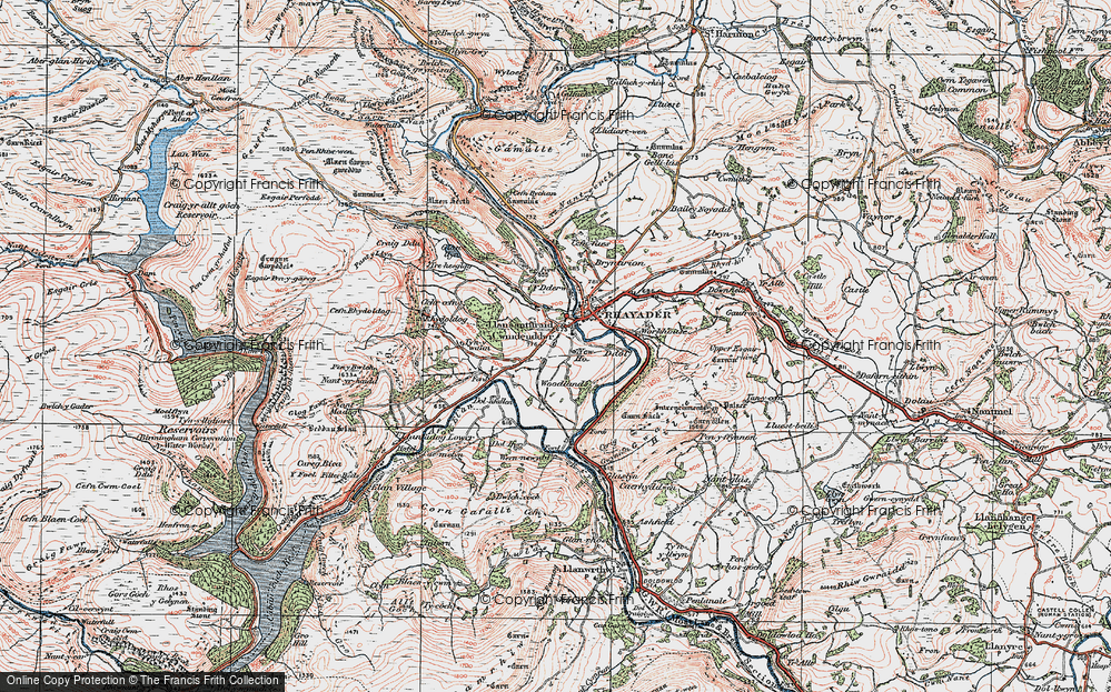 Llansantffraed-Cwmdeuddwr, 1922