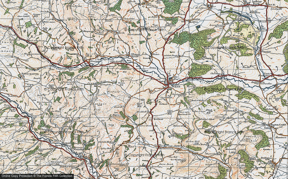 Historic Ordnance Survey Map of Llwyn, 1920 - Francis Frith