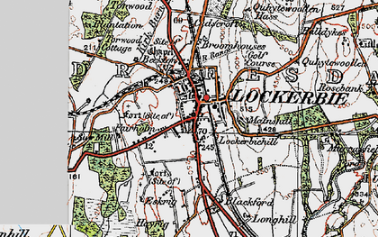 Old map of St Michael's Walls in 1925